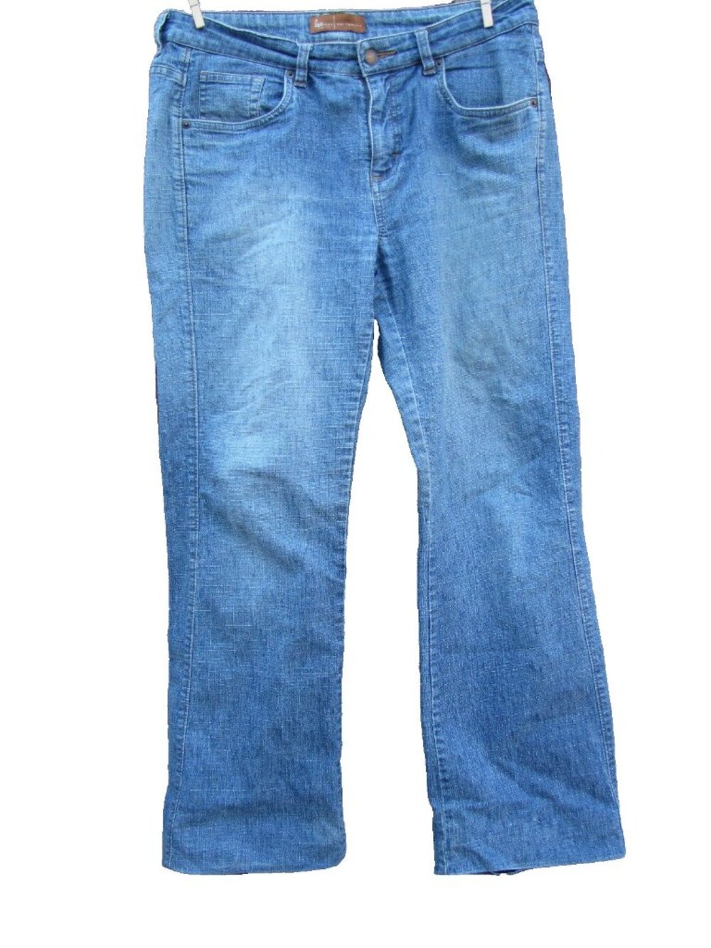 Womens Lee Jeans Denim One True Fit  Blue Medium Wash 9/10M